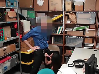 asian, brunette, caught, petite, police