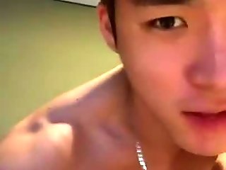 asian, big cock, masturbation